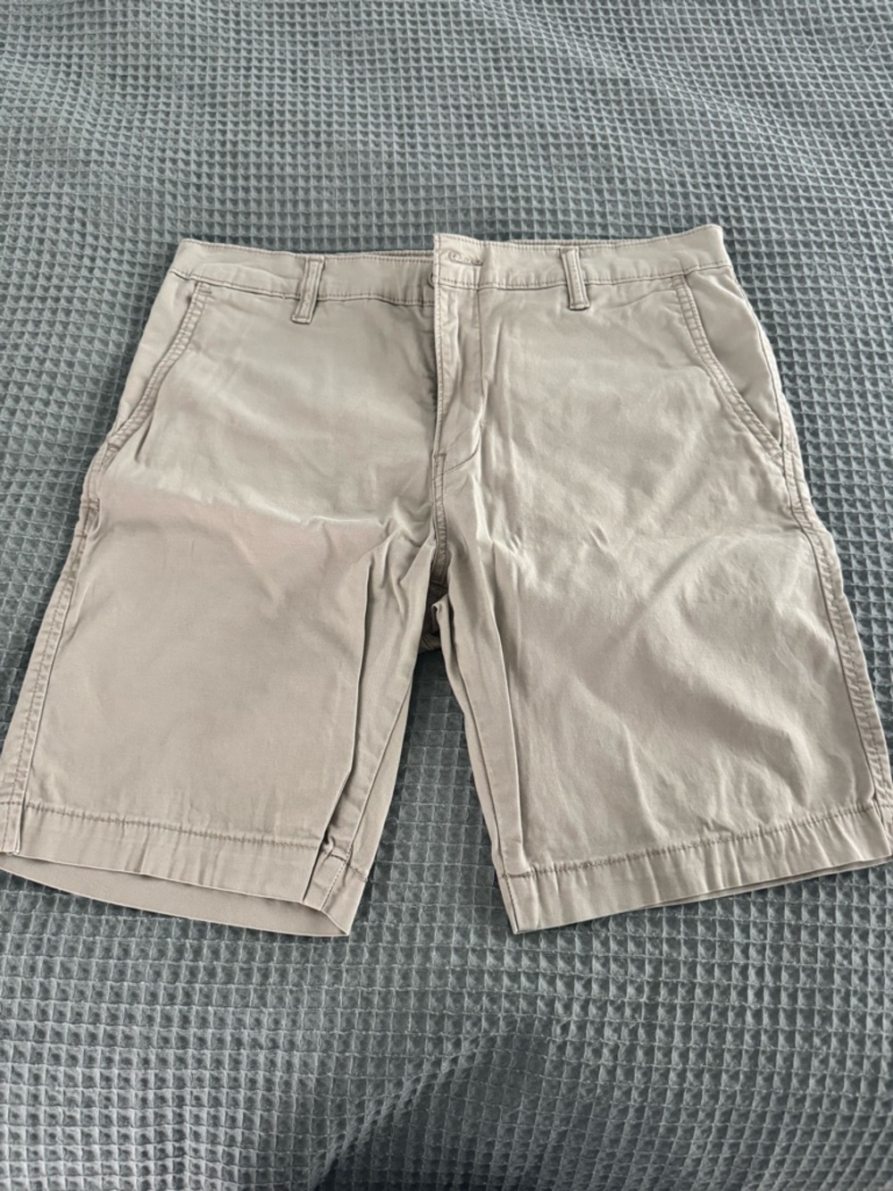 Levi's Men's Flat-Front Shorts in Khaki
